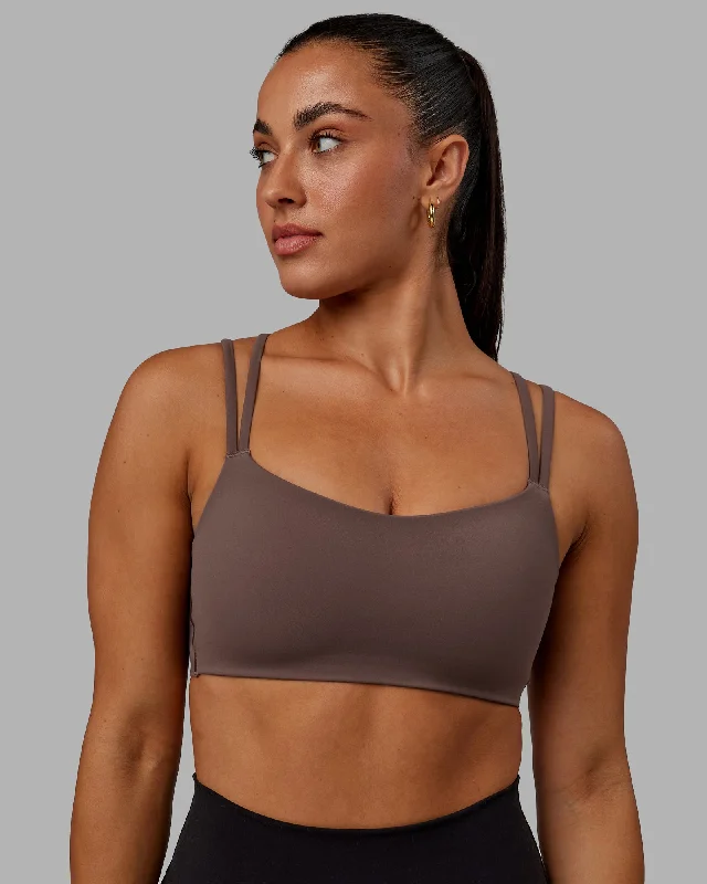 Premium Yoga Wear At Special Discounts Vantage Sports Bra - Peppercorn