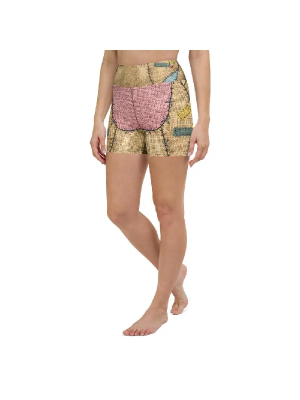 Fashionable Yoga Apparel Now On Sale Voodoo Doll Patch Yoga Shorts