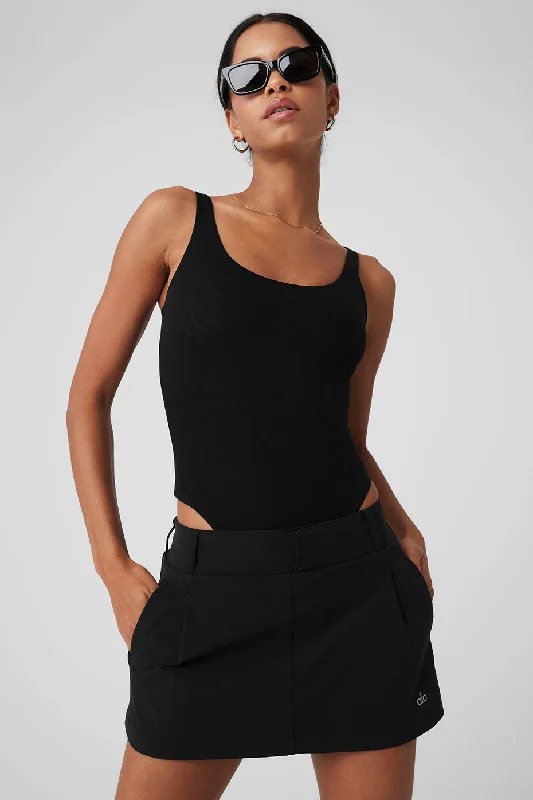 Flex Your Budget With Premium Yoga Clothing Deals Mesh Sheer Illusion Bodysuit - Black