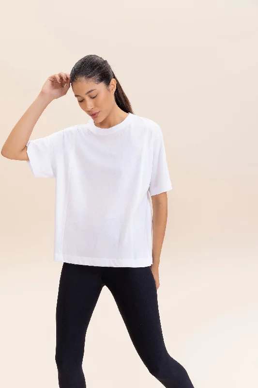 Elevate Your Style And Practice For Less Wide Soft Pima T-shirt