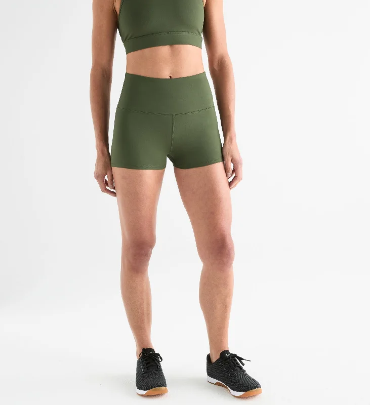 Breathe Easy In Comfortable Yoga Outfits Women's High-Rise Matte Short 2"