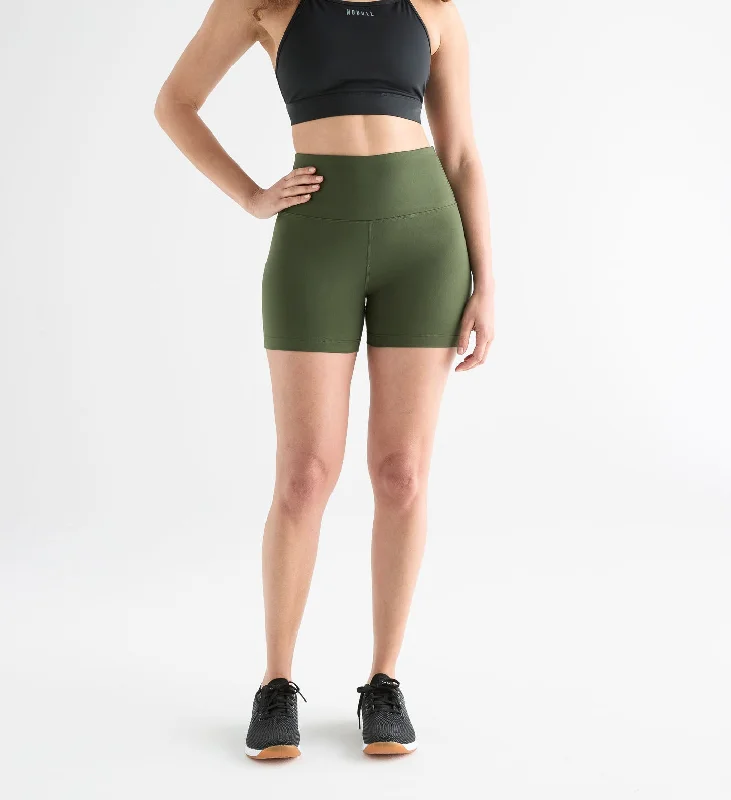 Flex Your Budget With Premium Yoga Clothing Deals Women's High-Rise Matte Short 4"