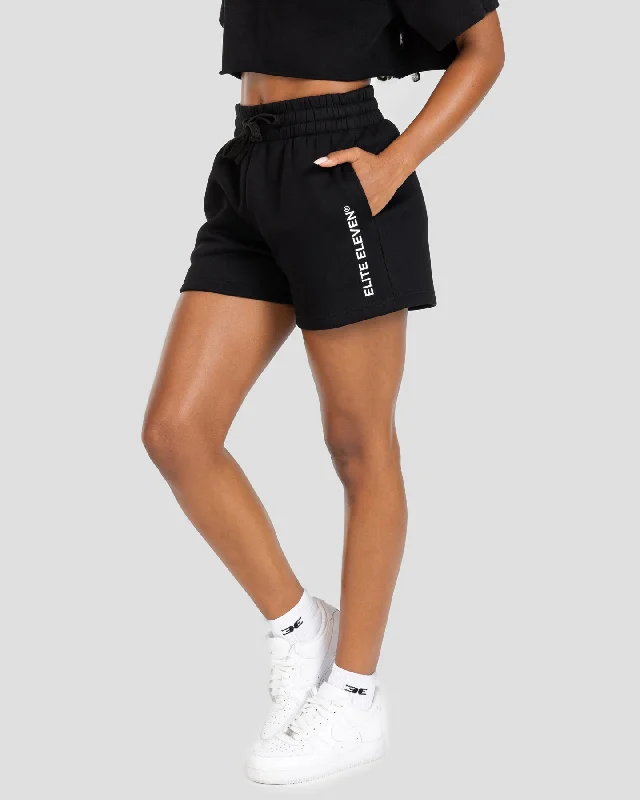 Lightweight, Breathable Yoga Wear At Special Prices Women's Registered Shorts - Black