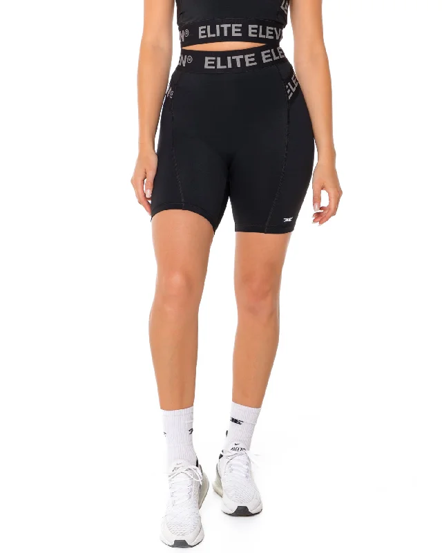 Comfortable, Stylish, And Now More Affordable Wrap Shorts - Black/Charcoal