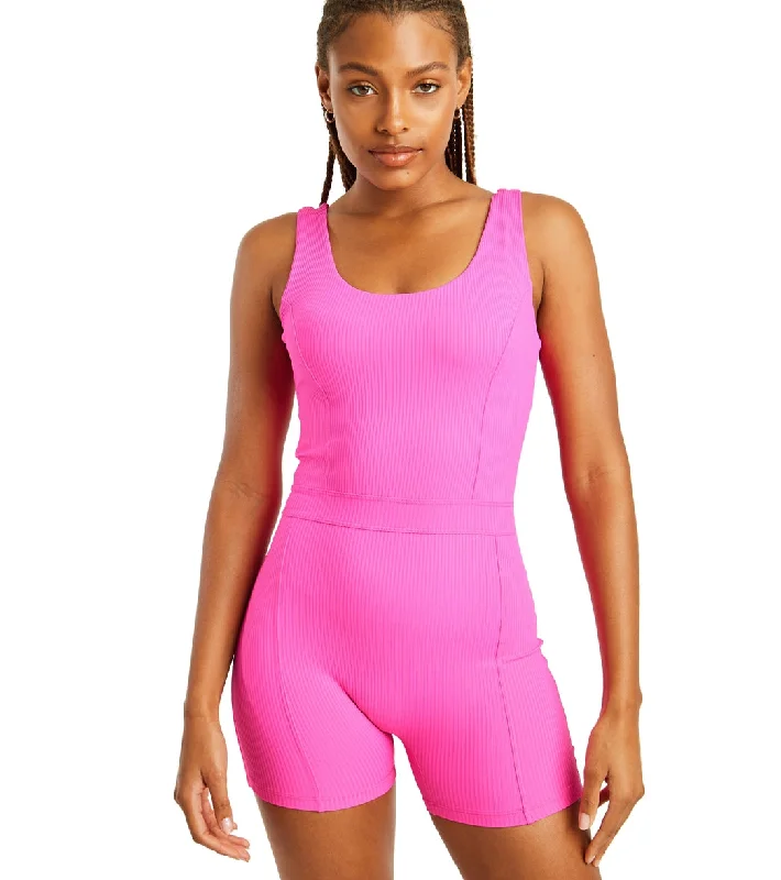 Yoga Wear At Unbeatable Prices Year of Ours Johanna Onesie Malibu Pink