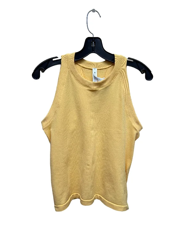 Yellow Athletic Tank Top Athleta, Size L