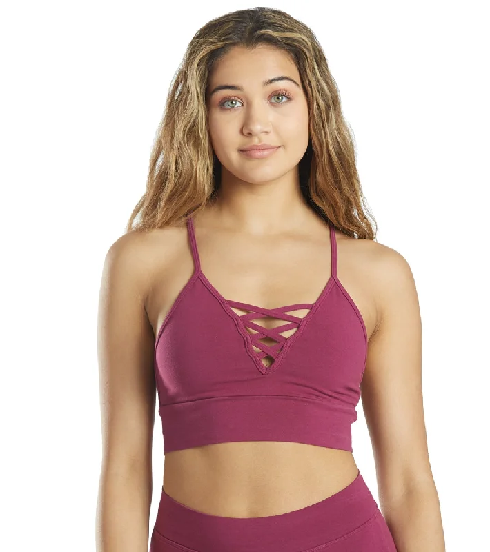 Don't Miss Out On Premium Yoga Wear Deals Hard Tail Lattice Yoga Bra Top