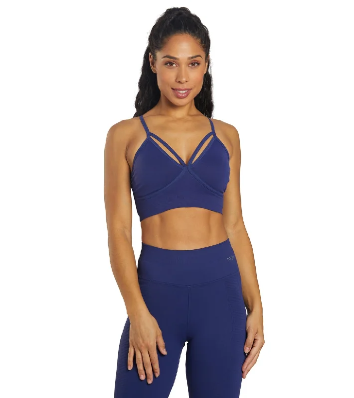 Move Freely With Premium Yoga Clothes At Great Prices NUX Emma Bra Blue Moon