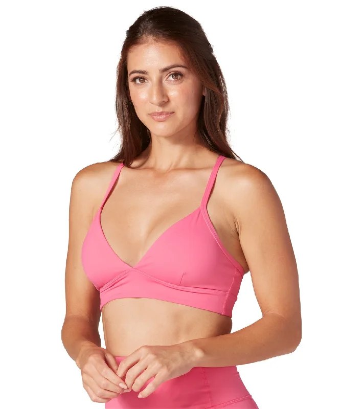 Premium Yoga Wear At Special Discounts Tavi Adjustable Studio Bra Hot Pink