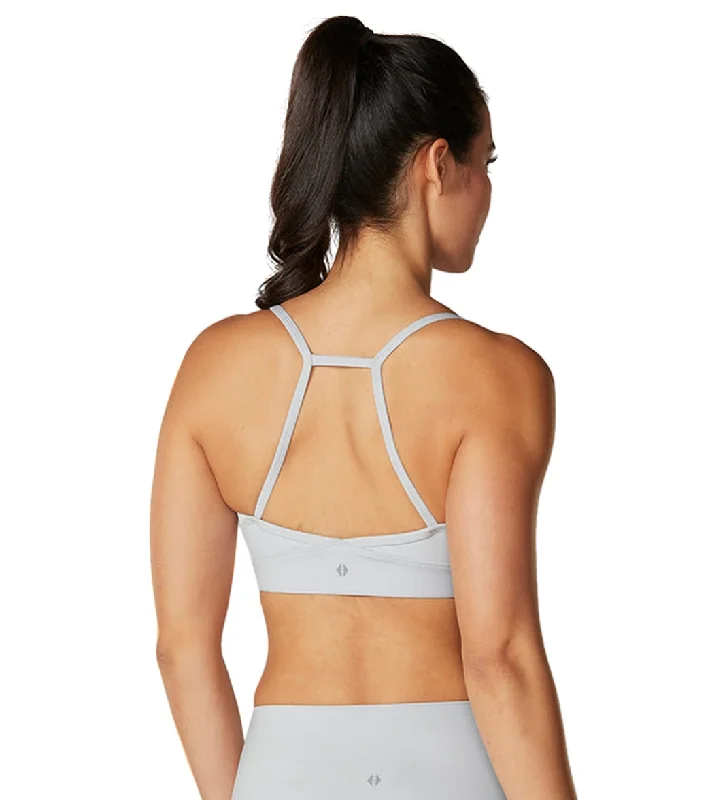 Look And Feel Your Best With Discounted Yoga Clothing Tavi Studio Yoga Sports Bra Light Grey