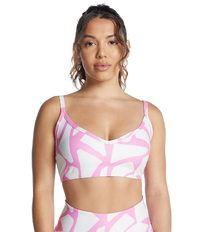 The Best Yoga Clothing At The Best Prices Year of Ours Rio Curve Bralette Pink/Bone