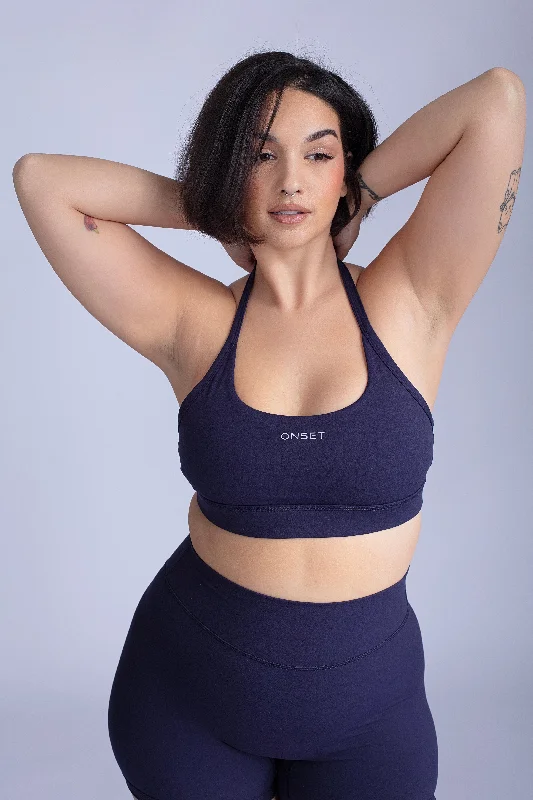 Look And Feel Your Best With Discounted Yoga Clothing Basics Halter Sports Bra