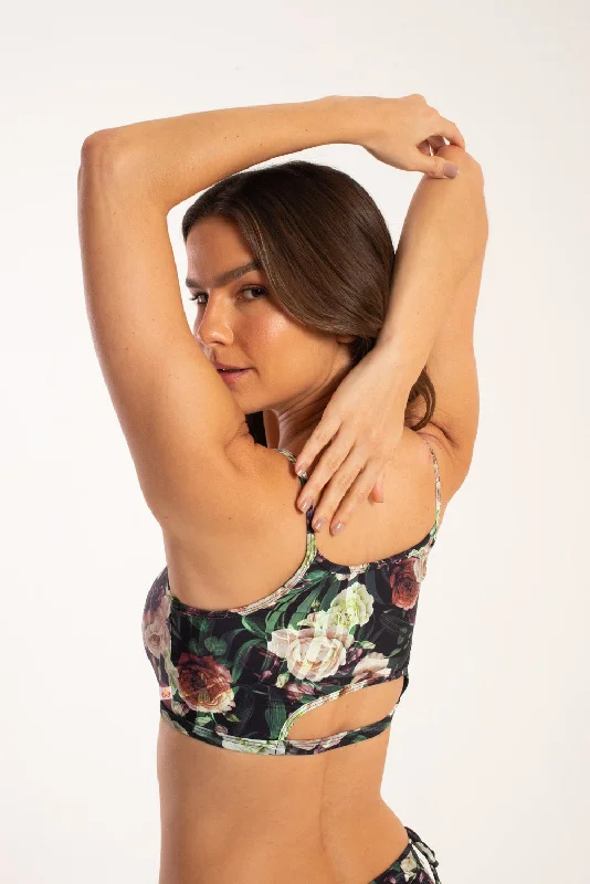 Shop High-Quality Yoga Apparel At Exclusive Discounts Crescent Top, Rose Bouquet, Cool Form Light Shop High-Quality Yoga Apparel At Exclusive Discounts Crescent Top, Rose Bouquet, Cool Form Light