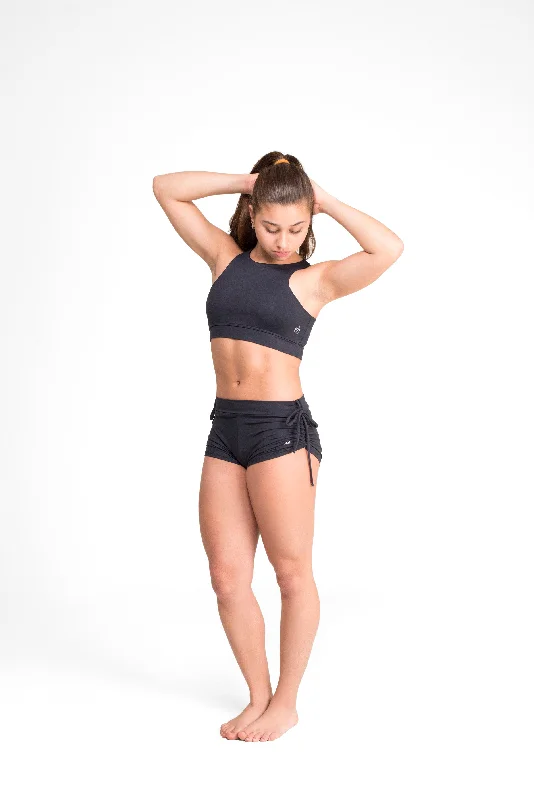 Embrace Comfort With Yoga Wear On Sale Gavea Top, Black Supplex