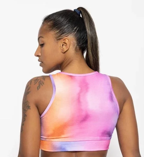 Shop High-Quality Yoga Apparel At Exclusive Discounts Gavea Top, Mixed Tie Dye, Cool Form Light Shop High-Quality Yoga Apparel At Exclusive Discounts Gavea Top, Mixed Tie Dye, Cool Form Light