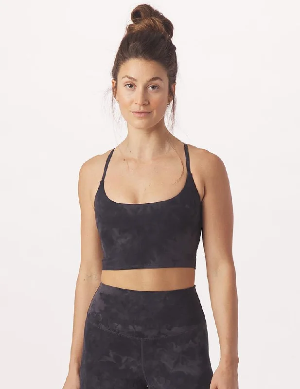 Elevate Your Style And Practice For Less Pure Bra: Black Tie-Dye