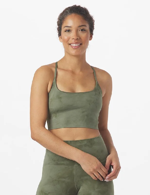 Embrace Comfort With Yoga Wear On Sale Pure Bra: Moss Tie-Dye