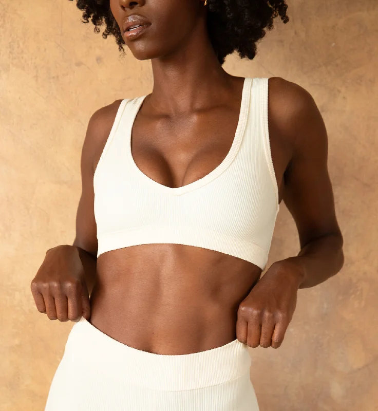 Your Yoga Wardrobe, Upgraded For Less RIBBED SHAPES BRA