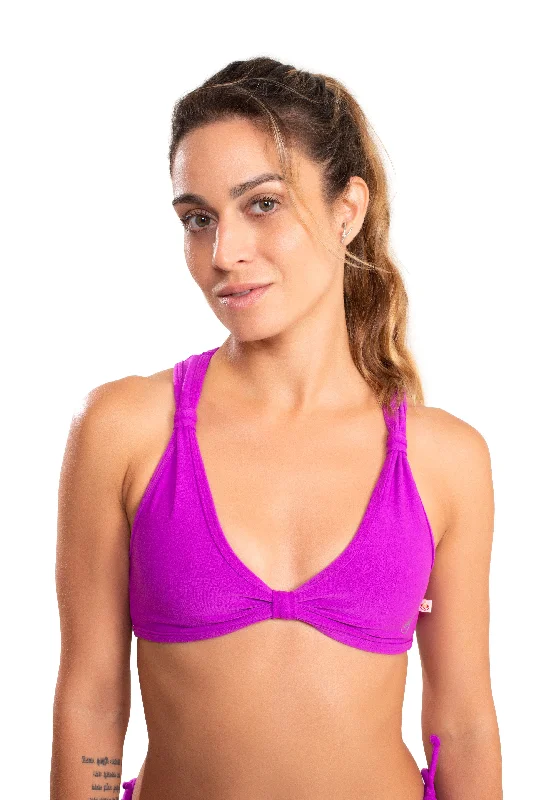 Breathe Easy In Comfortable Yoga Outfits Romantic Vest Top, Purple Rain, Supplex