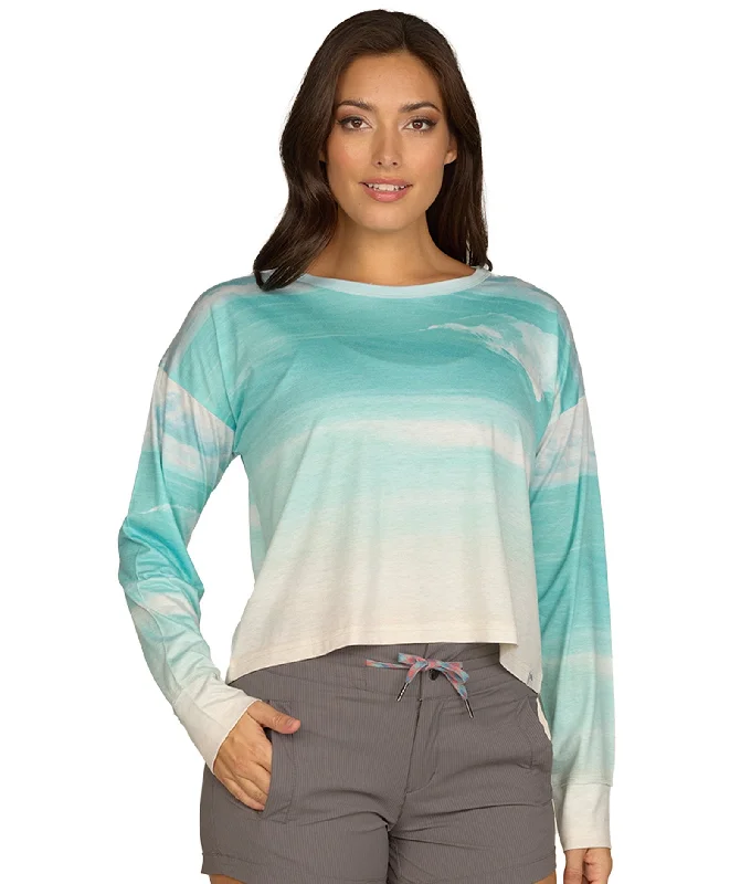 Embrace Comfort With Yoga Wear On Sale Scenic Sublimated Long Sleeve Tee