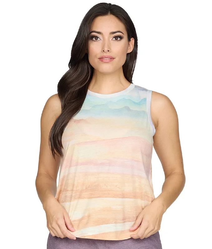 Lightweight, Breathable Yoga Wear At Special Prices Scenic Sublimated Tank