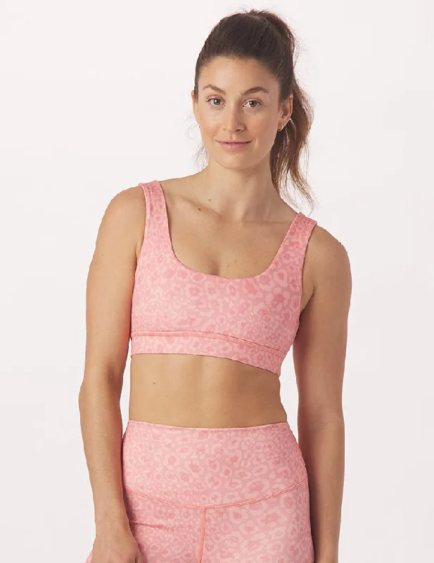 Breathable, Moisture-Wicking, And Budget-Friendly Splendid Bra: Sherbert Leopard