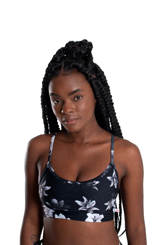 The Best Yoga Clothing At The Best Prices Zest Top, White Tulips, Cool Form Light