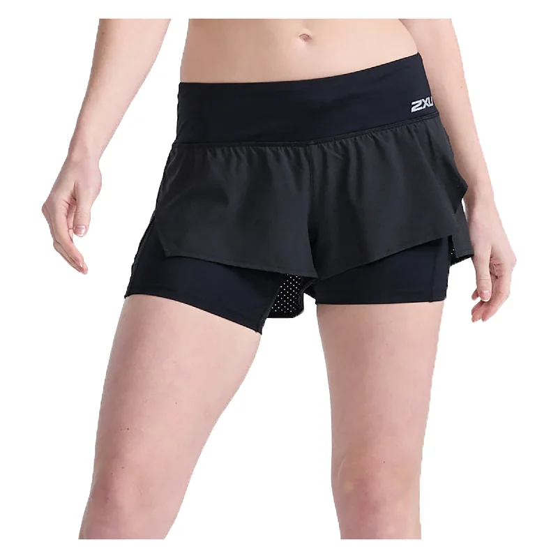 Namaste And Save On Yoga Apparel Women's Aero 2-In-1 4 Inch Shorts