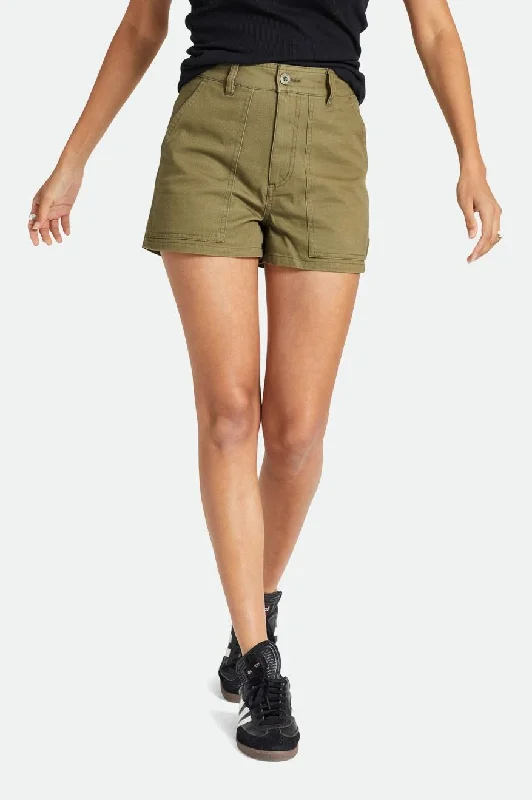 Don't Miss Out On Premium Yoga Wear Deals Alameda Short - Military Olive