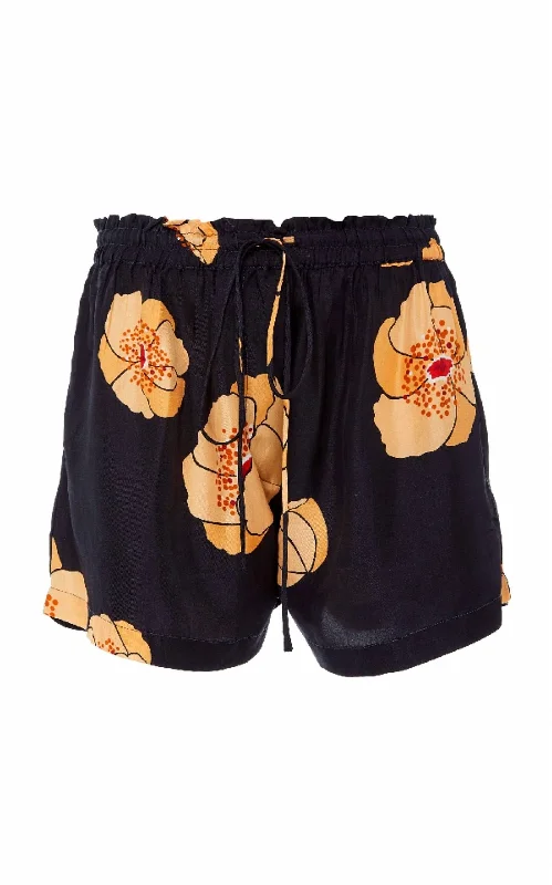 Performance Yoga Wear Now At Exclusive Discounts Antol Short In Black Floral