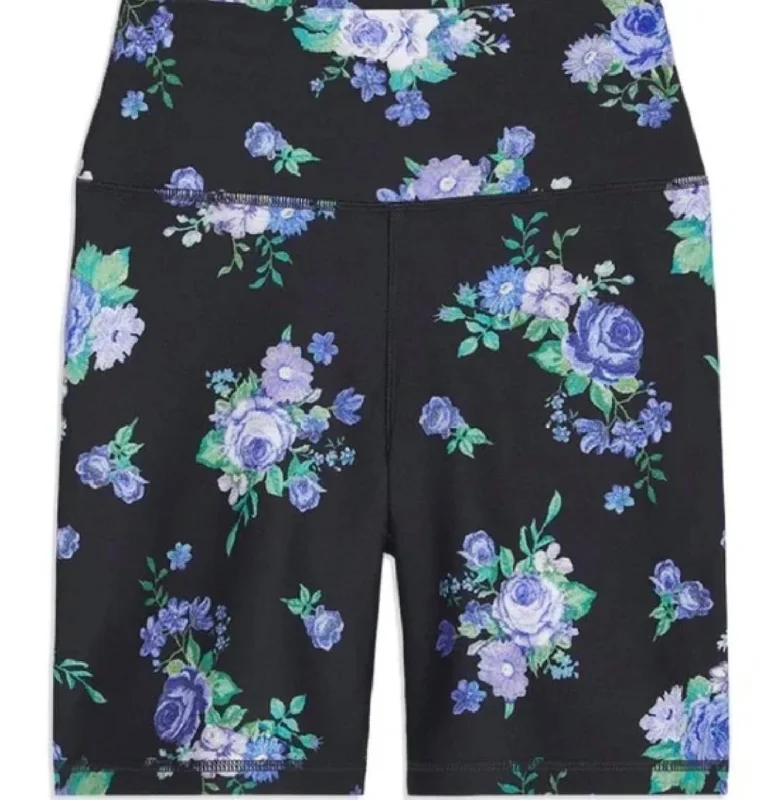 Sweat In Style With Yoga Clothing Discounts Bike Short In Black Multi