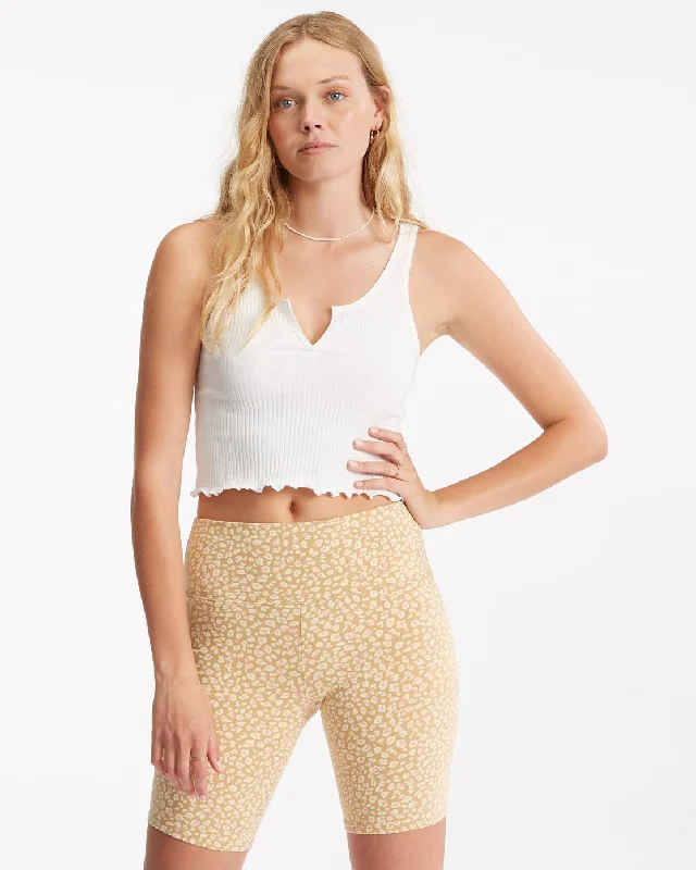 Biker Babe Shorts - Light Sunset Gold