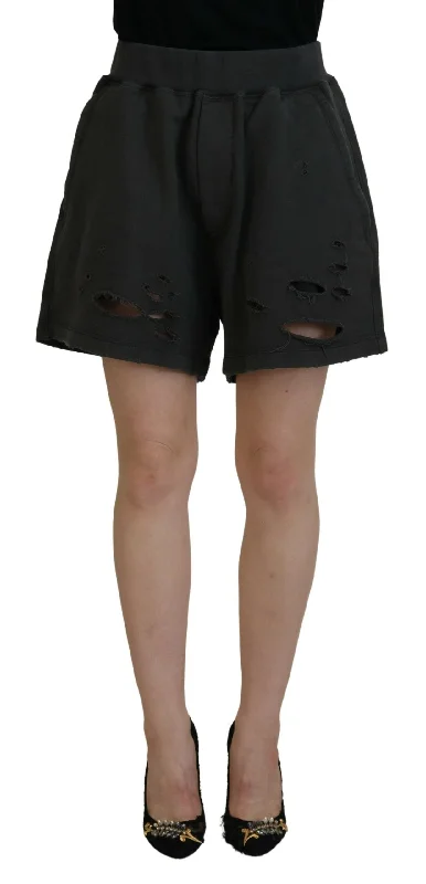 The Perfect Fit At The Perfect Price Dsqua²  Cotton Mid Waist Tatte Tape Women's Shorts