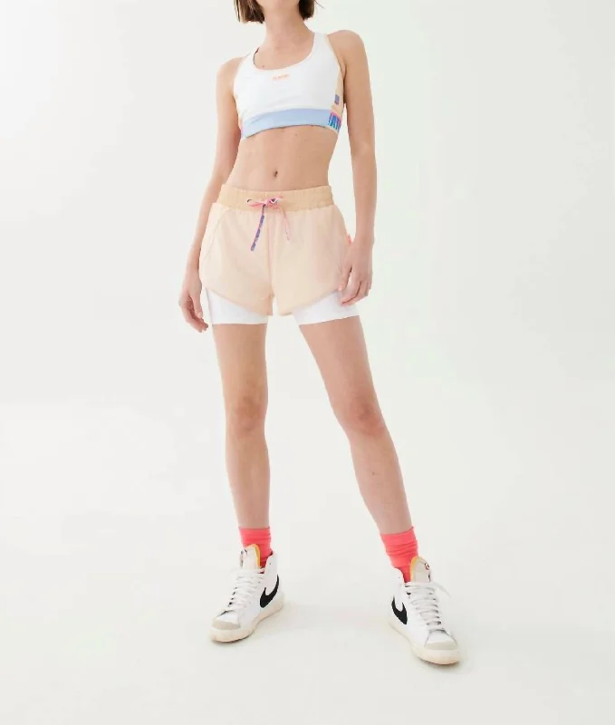 Lightweight, Breathable Yoga Wear At Special Prices Gravity Short In Wheat