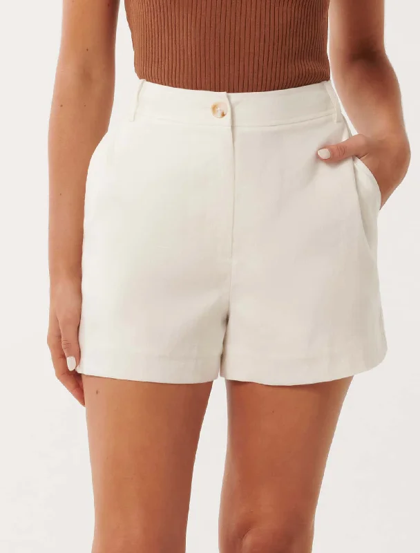 Stretch Your Limits, Not Your Wallet Olympia Linen Shorts