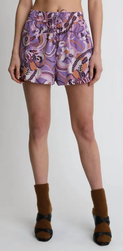 Limited-Time Sale On Stylish Yoga Apparel Paola Shorts In Multi