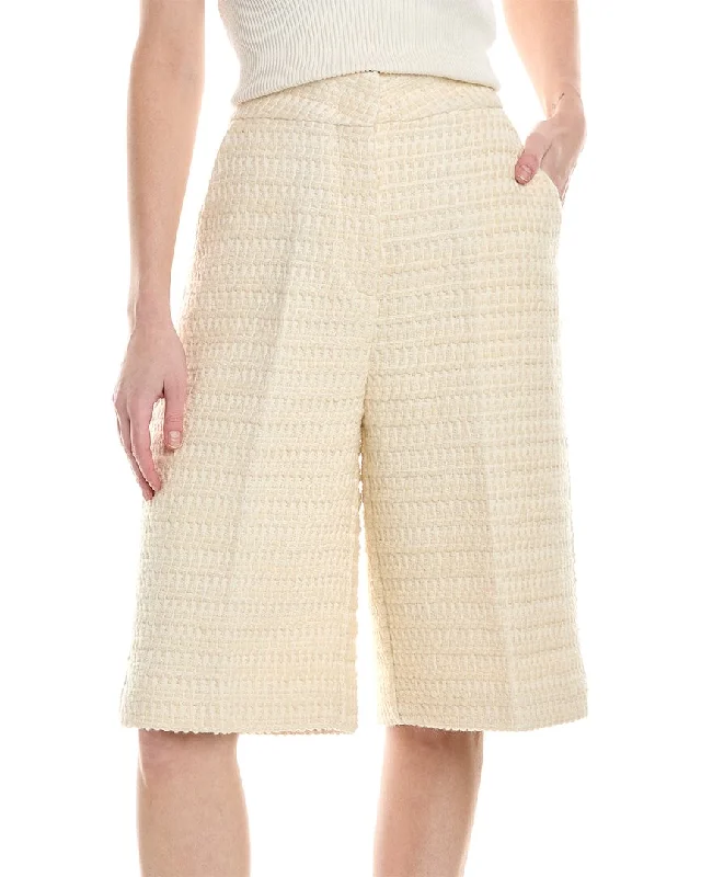 Limited-Time Sale On Stylish Yoga Apparel Piazza Sempione Wool-Blend Short
