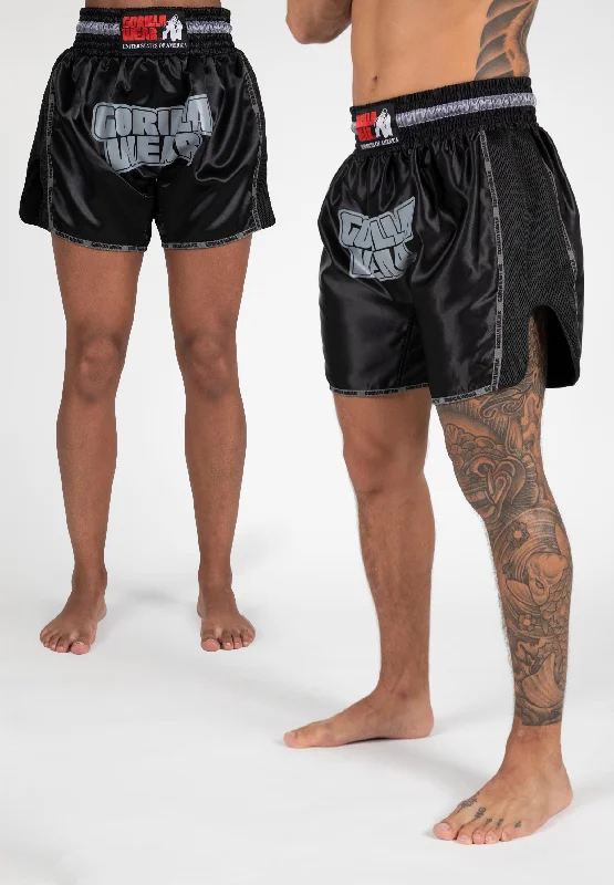 Move Freely With Premium Yoga Clothes At Great Prices Piru Muay Thai Shorts - Black