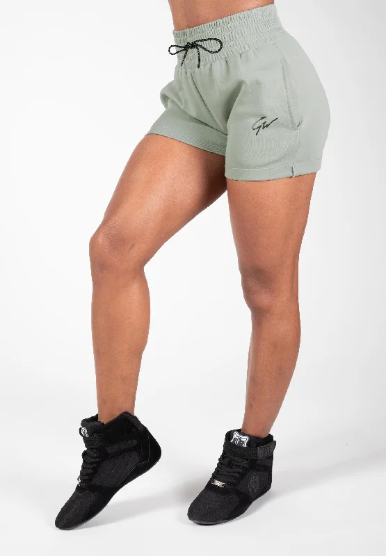 Soft, Supportive Yoga Wear At Unbeatable Savings Pixley Sweatshorts - Light Green