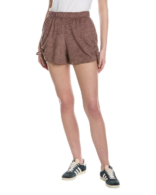 Look And Feel Your Best With Discounted Yoga Clothing Project Social T Runaway Terry Side Tie Short Look And Feel Your Best With Discounted Yoga Clothing Project Social T Runaway Terry Side Tie Short