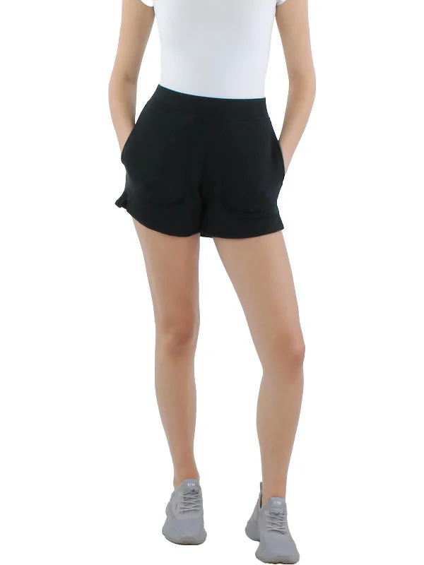 The Perfect Blend Of Comfort And Savings Womens Mini Ribbed Trim Casual Shorts